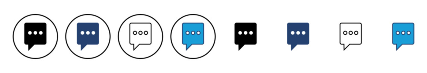 Chat icon vector. speech bubble icon. comment icon vector. message. contact us