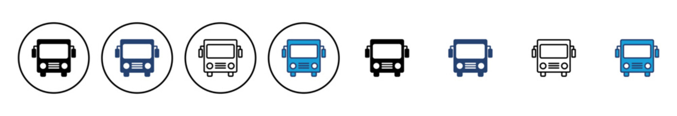 Bus icon vector. bus vector icon