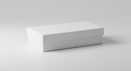 Fototapeta premium White Box on White Background