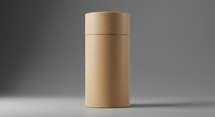 Brown Paper Tube Container