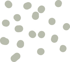 Liquid drop organic in boho style