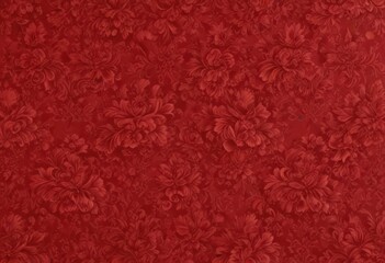 Intricate red damask floral wallpaper, rich texture , red wallpaper, floral design