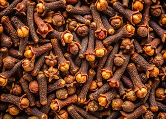 Obraz premium Panoramic Cloves Pattern Wallpaper Background - High-Resolution Texture for Design Projects