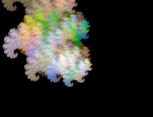 Imaginatory fractal abstract background Image