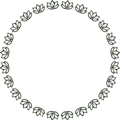 Beautiful flower art and mandala vector design