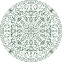 Beautiful flower art and mandala vector design