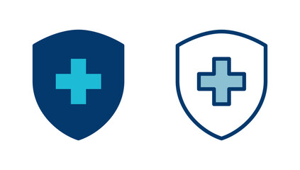 Health insurance icon vector isolated on white background. Insurance health document icon