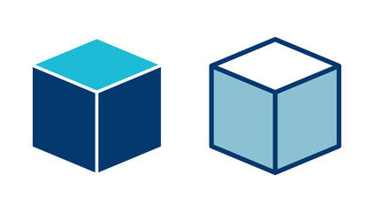 Box icon vector isolated on white background. Cardboard box, packaging open. Box vector icon