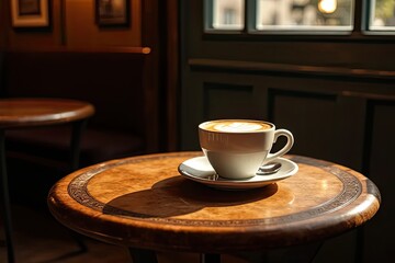 Rustic Cafe Au Lait Environment