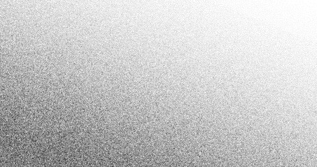 Gradient noise grain background. Vector abstract grunge monochrome surface, dotted texture with subtle gradient dots pattern. Black stipple sand grain effect. overlay with stochastic stipple spray