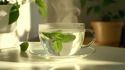 Aromatic Mint Tea: Warmth and Tranquility in a Glass
