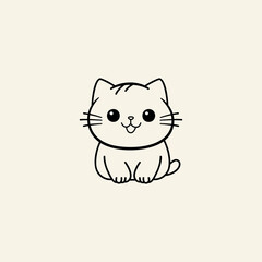 Cat Character Vector Illustration