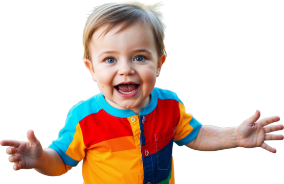 south african toddler boy in a bright shirt portrait model transparent background isolated png stock - Powered by Adobe
