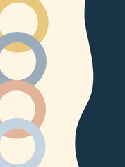 Colorful abstract seamless circle background featuring bold, vibrant hues and dynamic patterns. Ideal for use in wallpapers, textiles, branding, and modern design projects, adding a lively and creativ