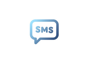 Fototapeta premium Message SMS or Email Icon Isolated on Transparent PNG Background – Simple and Clean Communication Symbol for Messaging, Emailing, and Digital Communication in App and Web Design