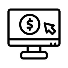online donation line icon