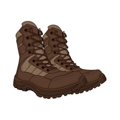 Safety Boots Vector Image And Illustration