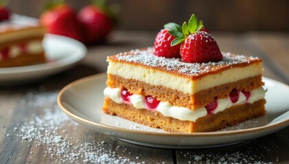 Classic Italian dessert, layers of coffee-soaked ladyfingers & mascarpone , ladyfingers, treat
