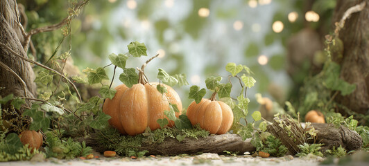 冒険, 森, ファンタジー, 自然, ハロウィン, 風景, カボチャ, かぼちゃ, 紅葉, 葉, オレンジ, 廃道, 木々, ハロウィンadventure, forest, fantasy, nature, halloween, landscape, pumpkin, autumn leaf, leaf, orange, abandoned road, trees, 秋, 木, 道, 10月