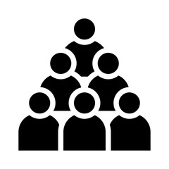 group of people glyph icon
