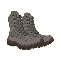 Safety Boots Vector Image And Illustration