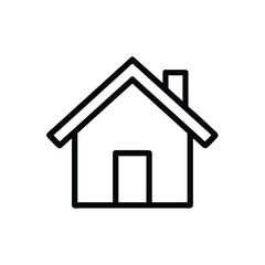 Fototapeta premium house icon isolated on white background