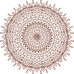 Beautiful flower art and mandala vector design