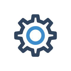gear icon vector illustration