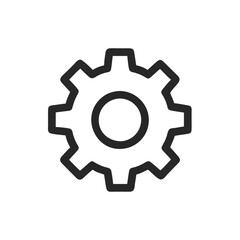 gear icon vector illustration
