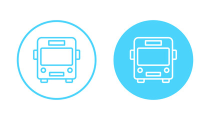 Bus icon vector. bus sign and symbol