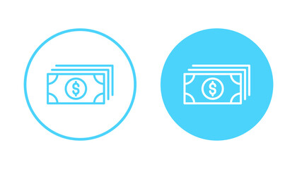 Money icon vector. Money sign and symbol