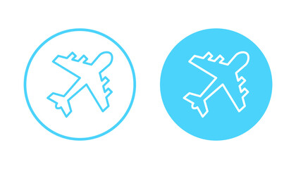 Plane icon vector. Airplane sign and symbol. Flight transport symbol. Travel sign. aeroplane