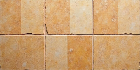 A close-up of old, weathered tiles with visible cracks and wear.