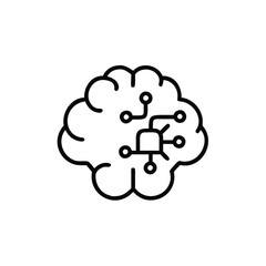 vector illustration of a human head