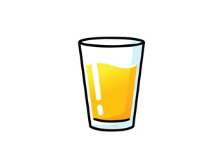 glass of orange juice