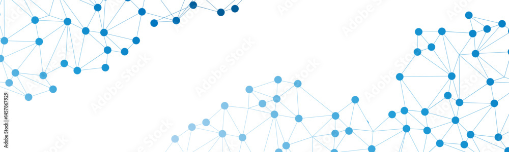 Aufkleber abstract plexus technology futuristic network background. template for science and technology presen