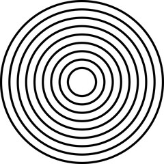 Dynamic lines and circles. Technology concept