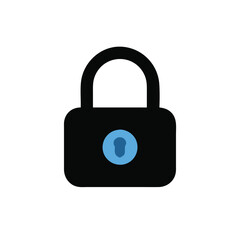 lock icon vector illustration