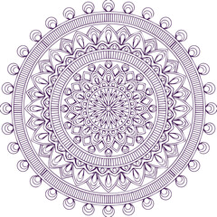 Beautiful flower art and mandala vector design