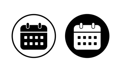 Calendar icon vector illustration. Calender sign and symbol. Schedule icon symbol