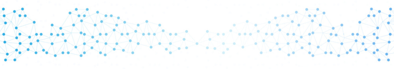 Abstract Blue Network Connection on White Background. Abstract plexus technology futuristic network background