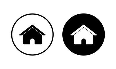 Obraz premium Home icon vector illustration. House sign and symbol