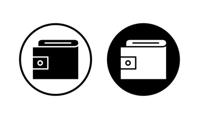 Obraz premium Wallet icon vector illustration. wallet sign and symbol