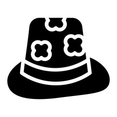 Summer hat Solid Icon