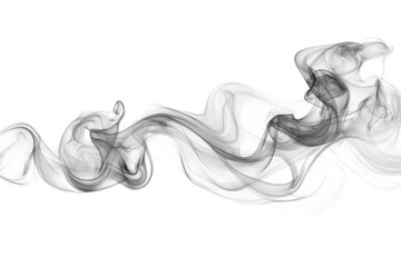 Observe Delicate Tendrils in motion, Smoke Art Concept, Abstract Design