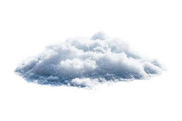 Fluffy pile of snow sits, ready for a wintery landscape Theme.