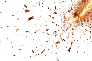 Capture Explosion, Particles Flying in Dark, Action Concept Theme