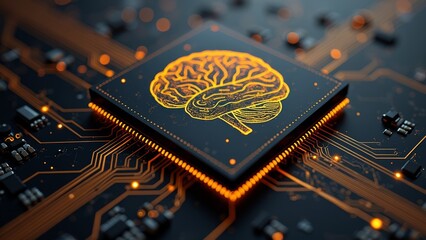 Brain chip correlation image