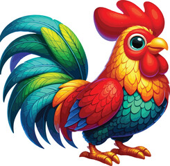cartoon of chicken