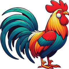 cartoon of chicken